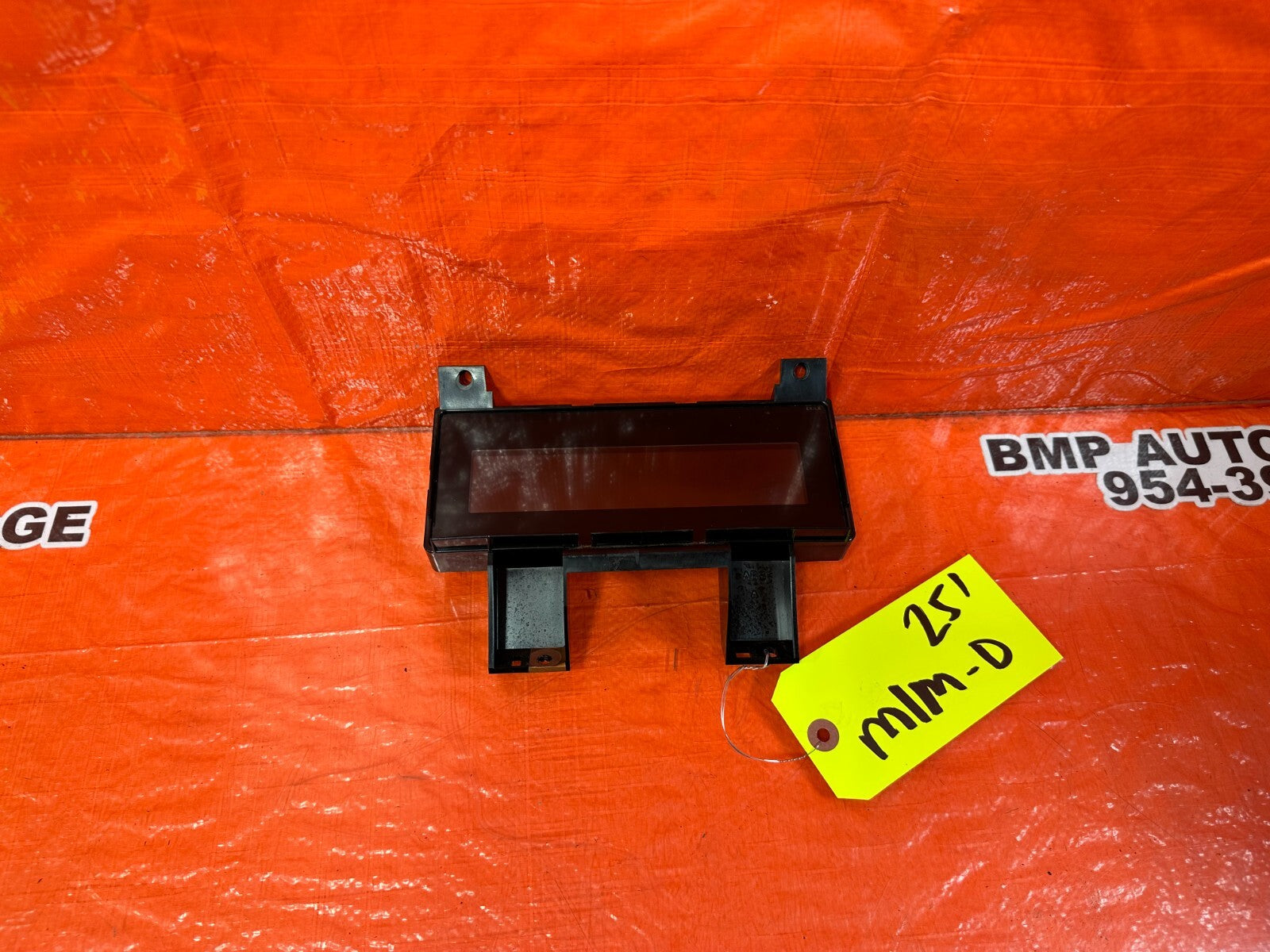 2010 10 HONDA ACCORD SEDAN EX   INFORMATION DISPLAY SCREEN CLOCK   OEM #2510