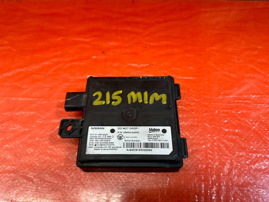 14 17 INFINITI Q50   BLIND SPOT MODULE SENSOR   284K0 3JA4C   OEM FACTORY #215 15