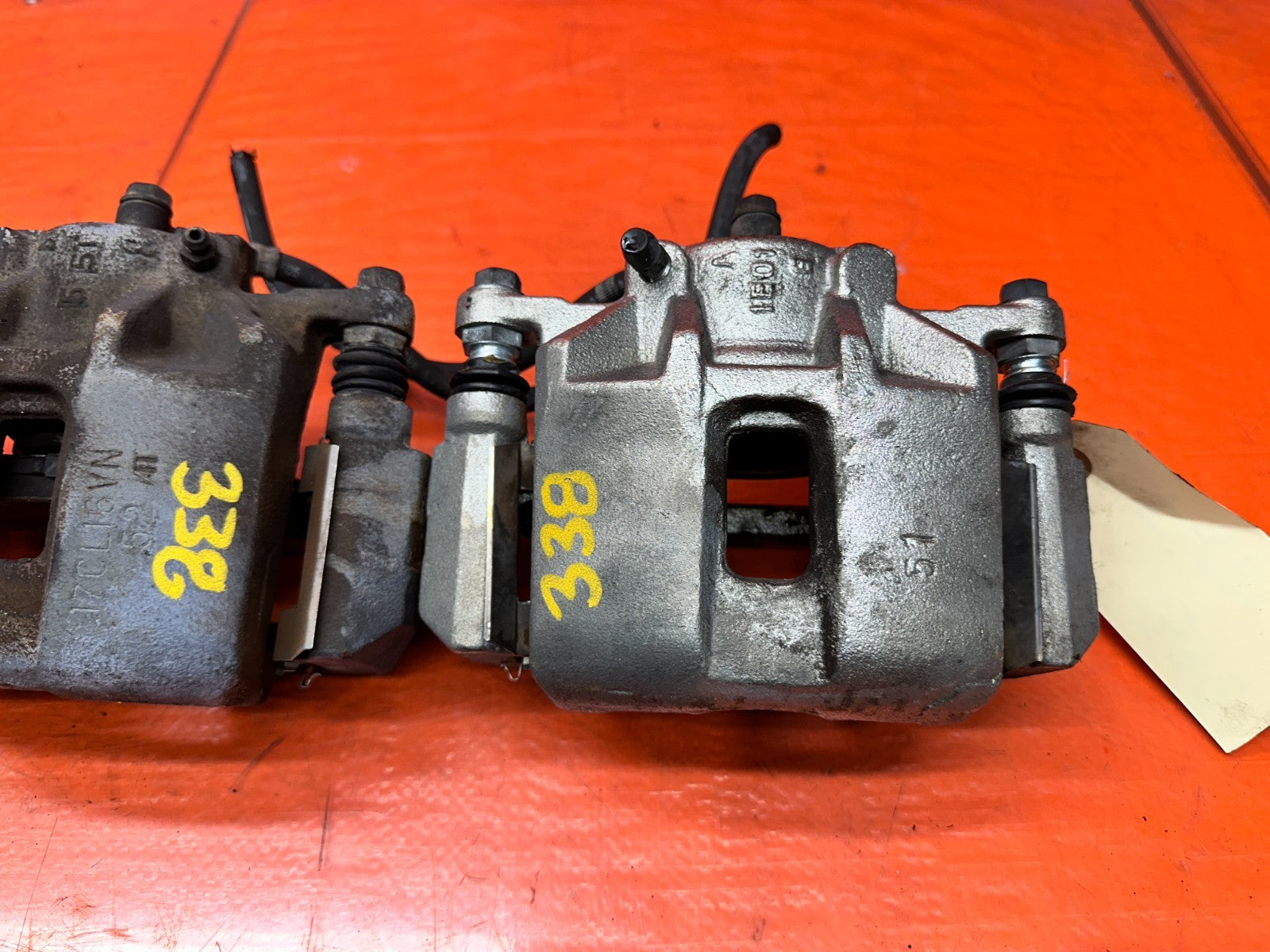 04-05 ACURA TSX 2.4L FRONT BRAKE CALIPERS PAIR LEFT DRIVER RIGHT PASS OEM #3387