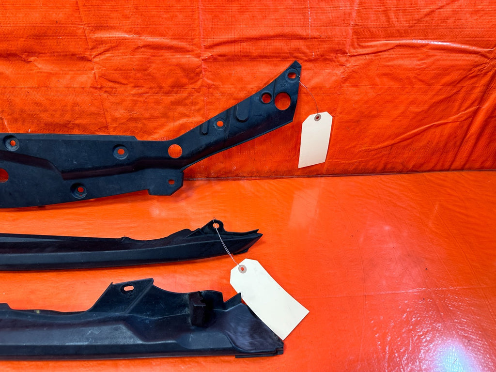 04 05 ACURA TSX UNDER HOOD ENGINE BAY FENDER RADIATOR SUPPORT TRIM 3 PC OEM 3234