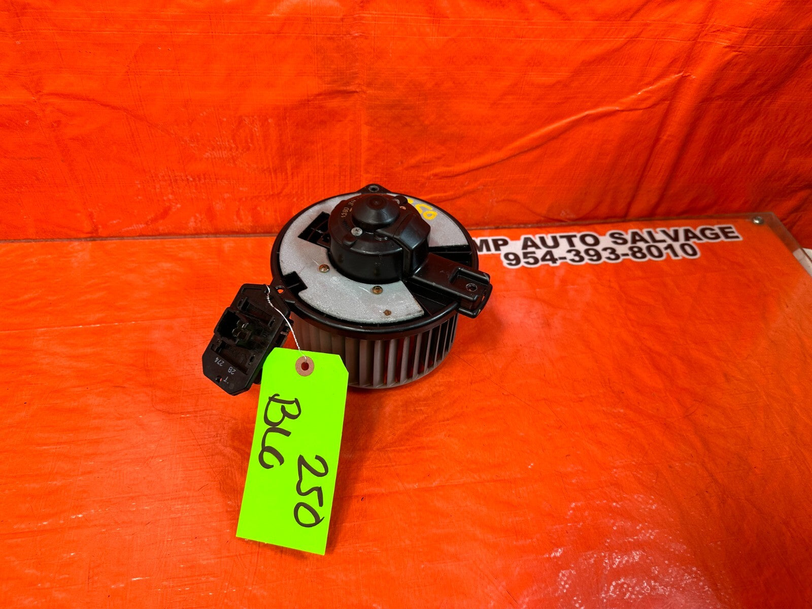 00 05 TOYOTA CELICA   GT & GT S   AC BLOWER MOTOR & RESISTOR KIT   OEM OE #2500