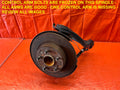 09 14 ACURA TSX   DRIVER LEFT REAR   SPINDLE KNUCKLE HUB W/ ARMS   OEM #1580