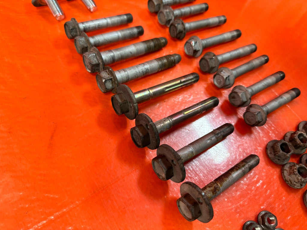 08 15 INFINITI G37 & Q60 COMPLETE REAR CONTROL AR CAMBER CASTER BOLTS OEM 3115