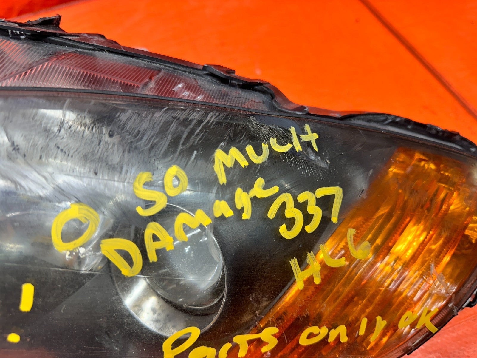 00-03 HONDA S2000 AP1 LEFT DRIVER FRONT HEADLIGHT HEADLAMP HOUSING OEM #3374