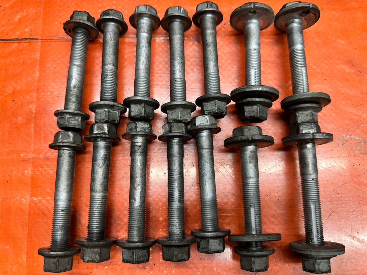 03-08 NISSAN 350Z 3.5L VQ35DE REAR TRAILING ARM MOUNT BOLTS HARDWARE OEM #3466