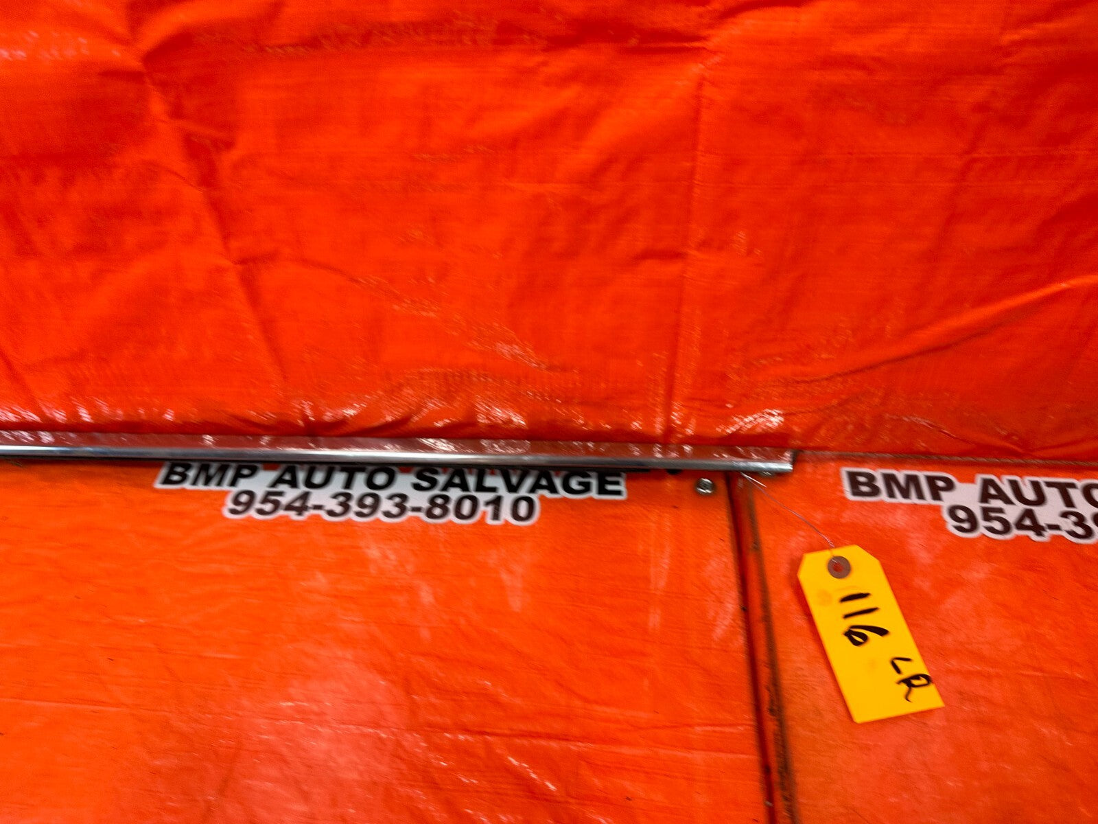 2010 10 INFINITI FX35   DRIVER LEFT REAR DOOR GLASS WINDOW TRIM   OEM #1165
