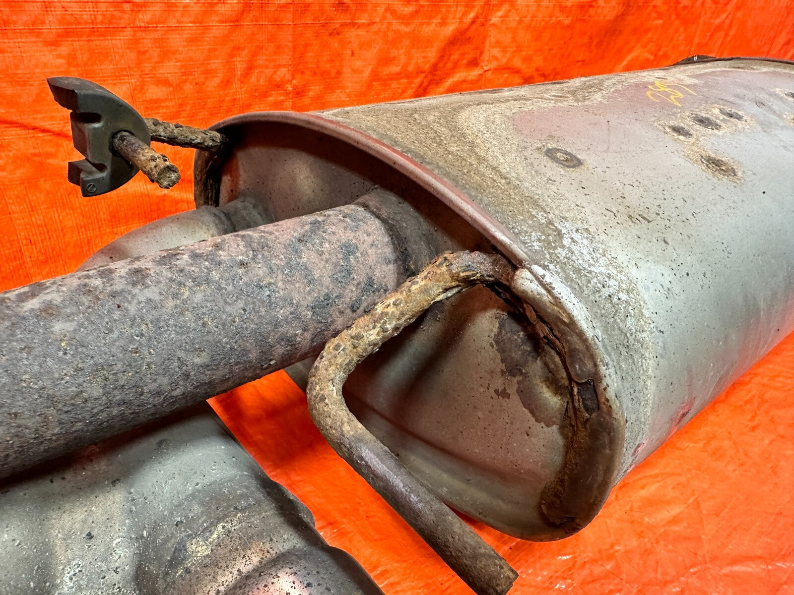 08 14 SUBARU IMPREZA WRX STI WAGON   QUAD TIP FACTORY EXHAUST MUFFLER TAIL PIPE11