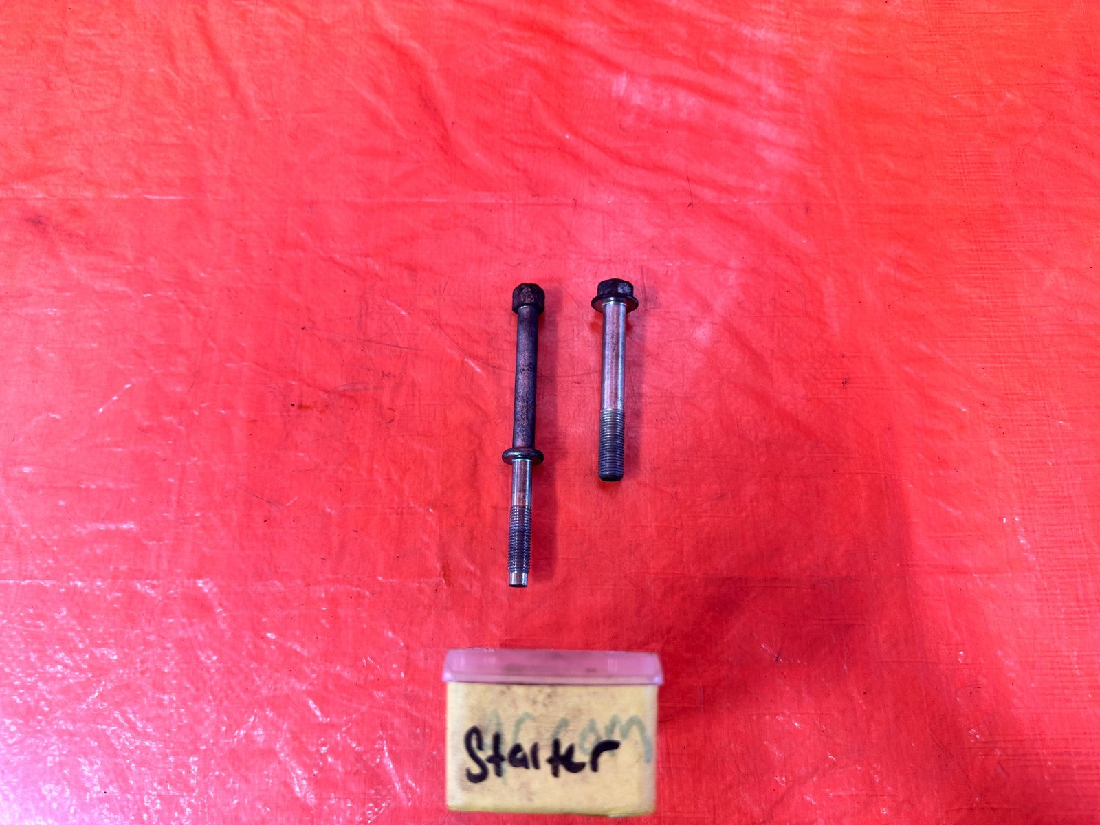 09 14 ACURA TSX   K24Z3 ENGINE STARTER BOLT SET BOLTS   OEM FACTORY #3040