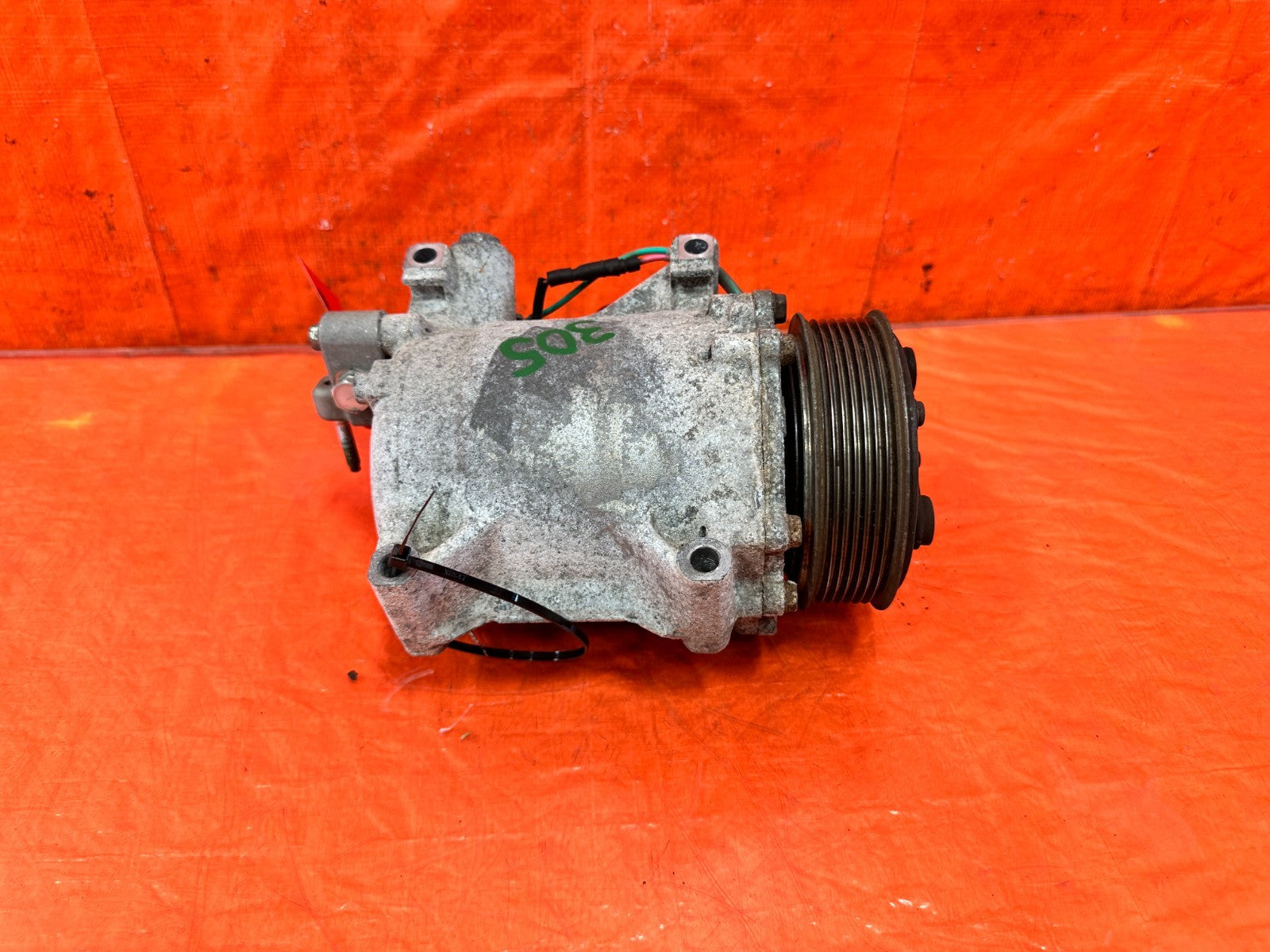 09 14 ACURA TSX 2.4L   K24Z3   HVAC AIR CONDITIONG AC COMPRESSOR PUMP   OEM #3052