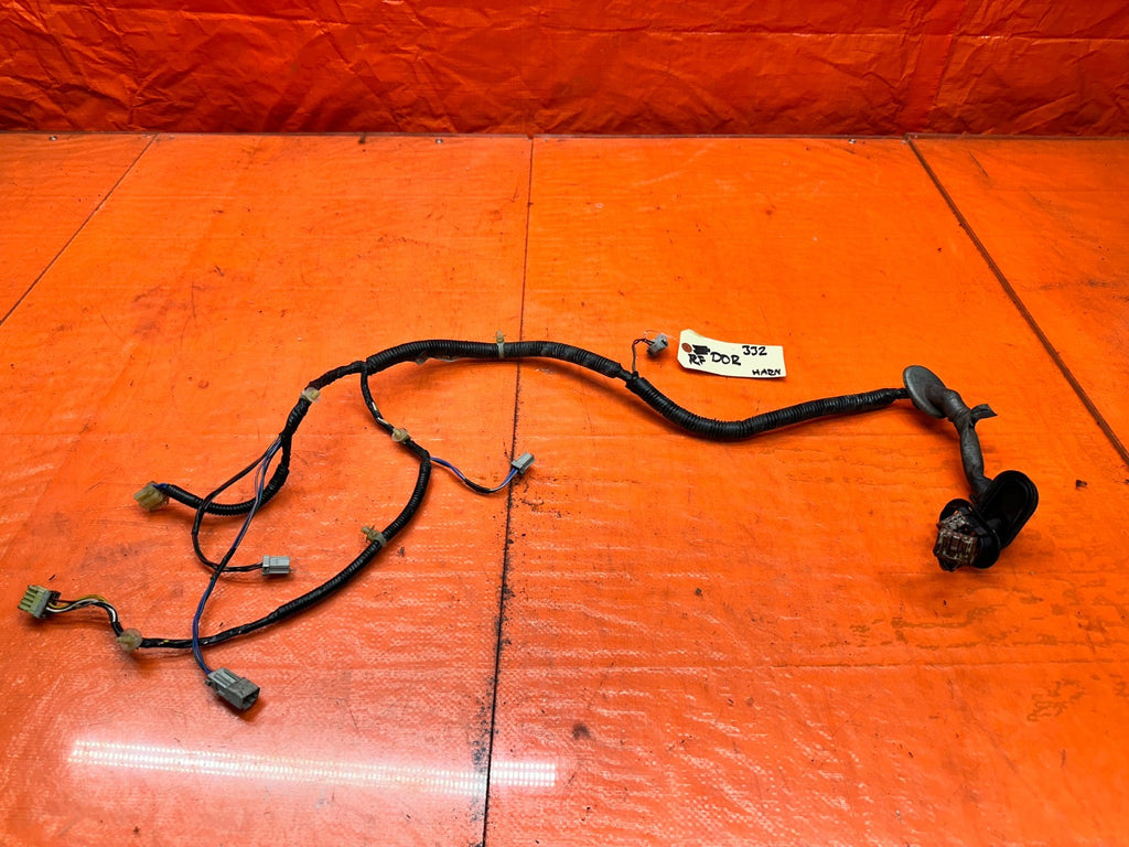 92 96 HONDA PRELUDE RIGHT PASSENGER DOOR WIRE HARNESS OEM #3320