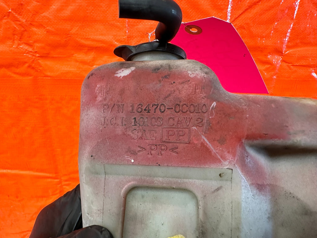 95 04 TOYOTA TACOMA   COOLANT OVERFLOW RESERVOIR RESERVE TANK BOTTLE   OEM #2498