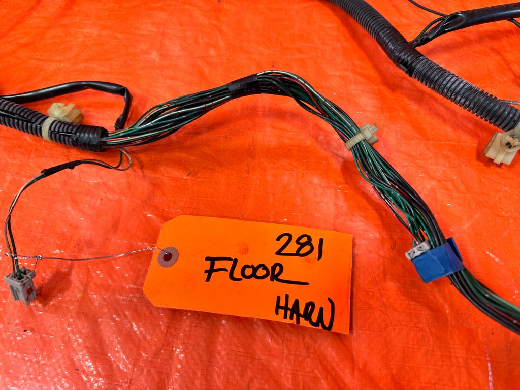 1997 97 ACURA INTEGRA   INTERIOR FLOOR REAR WIRING HARNESS WIRE LOOM   OEM #2817