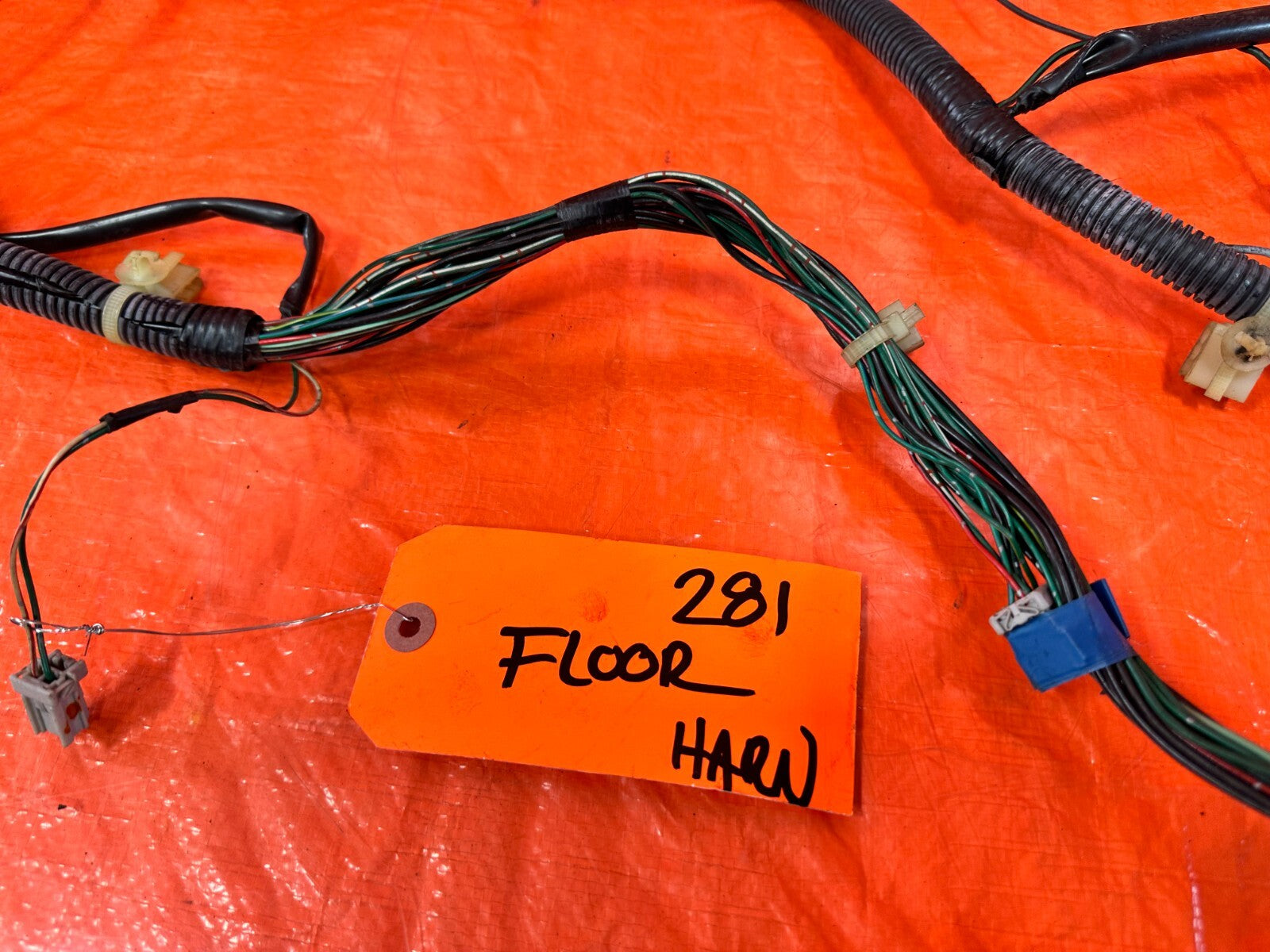 1997 97 ACURA INTEGRA   INTERIOR FLOOR REAR WIRING HARNESS WIRE LOOM   OEM #2817