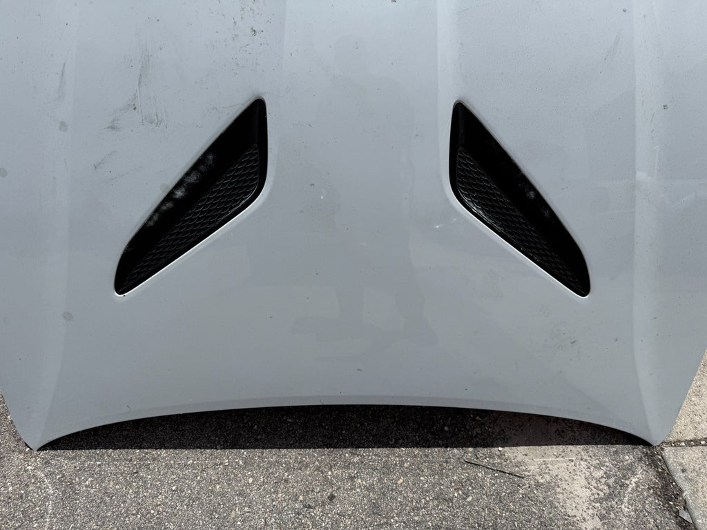 13-16 HYUNDAI GENESIS COUPE - HOOD BONNETT ASSEMBLY W/ ALL SCOOPS & TRIM OEM 3028