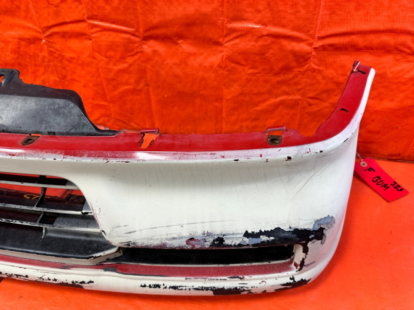 90 91 HONDA CIVIC HATCHBACK FRONT BUMPER COVER W/ RE BAR AND LIGHTS COMPLETE OEM7
