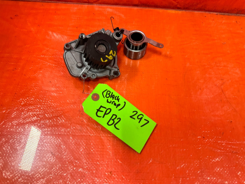 96 00 HONDA CIVIC   D16Y7 D16Y8   WATER PUMP AND TENSIONER   #2970