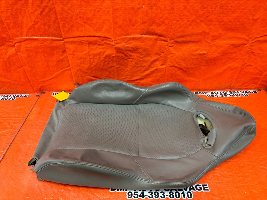 02 04 ACURA RSX   GRAY   RIGHT FRONT UPPER SEAT SKIN LEATHER COVER OEM 2547