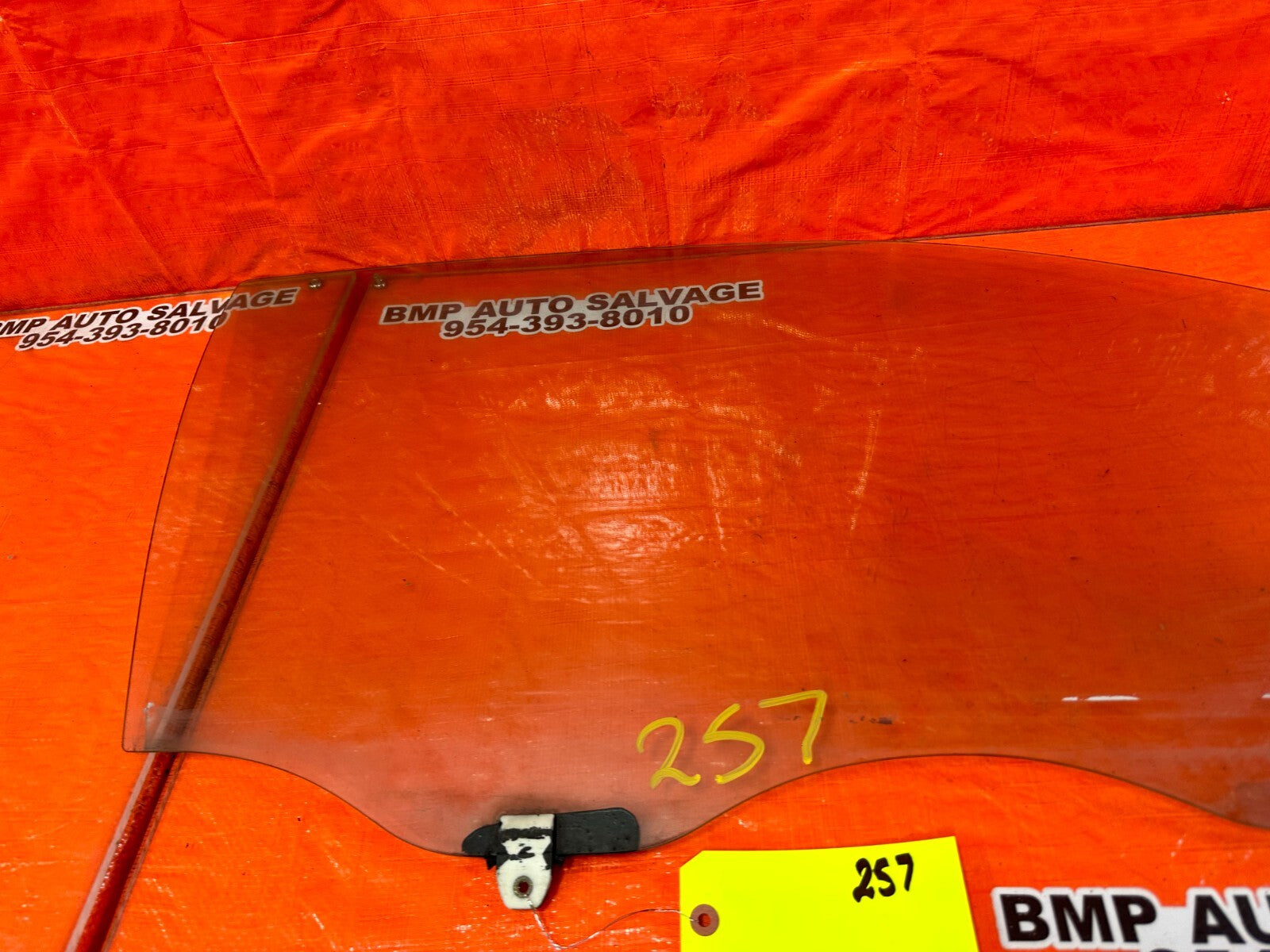 92 95 HONDA CIVIC   COUPE & HATCH   DOOR GLASS WINDOW   PASSENGER RIGHT OEM 2575