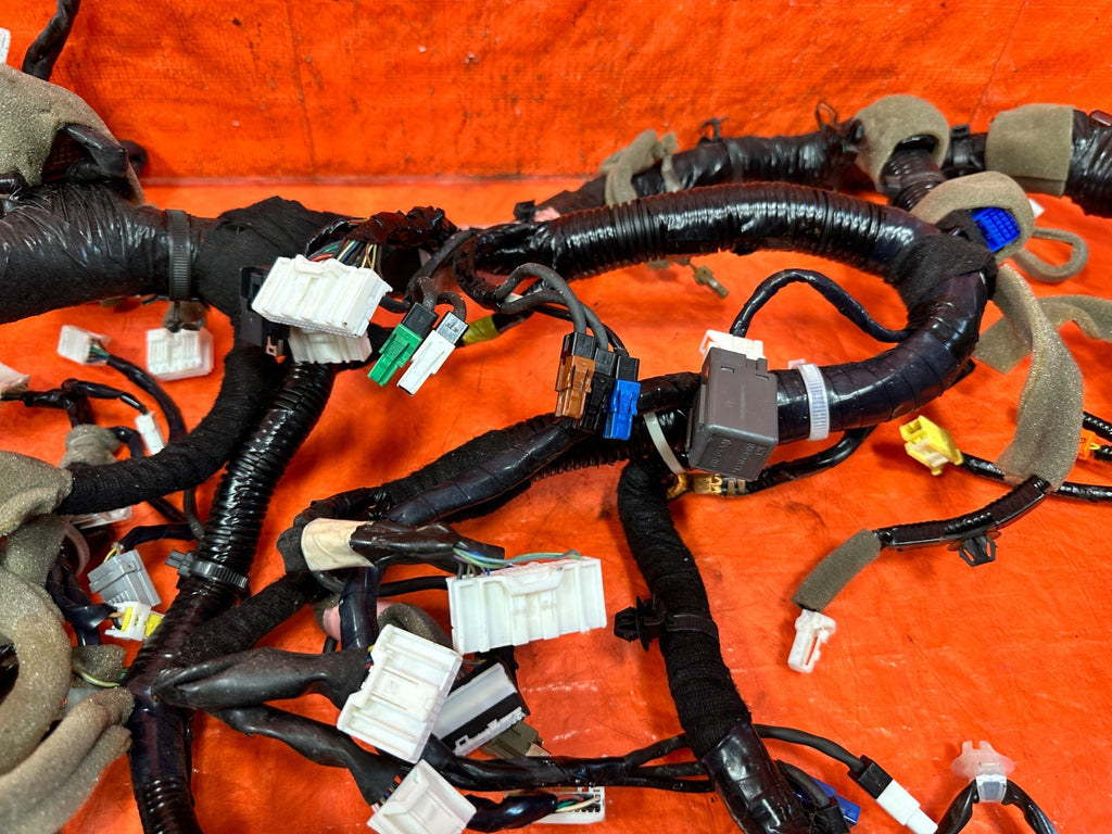17 INFINITI Q50 RED SPORT 400 DASH BOARD CLUSTER WIRING HARNESS WIRE LOOM #3149