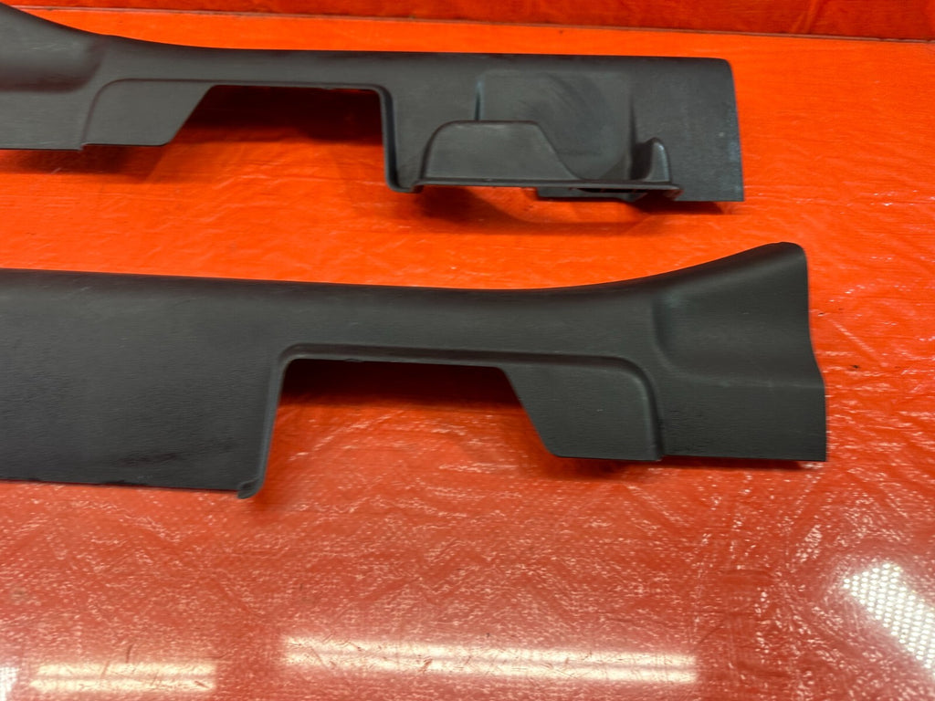08 15 LANCER EVOLUTION X EVO 10   LEFT AND RIGHT FLOOR PILLARS SCUFF PLATES #2145