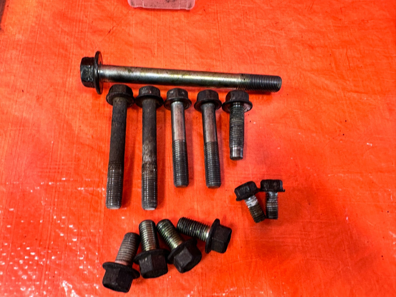04 08 ACURA TSX   REAR ENGINE MOTOR MOUNT BOLTS HARDWARE   OEM FACTORY #3222