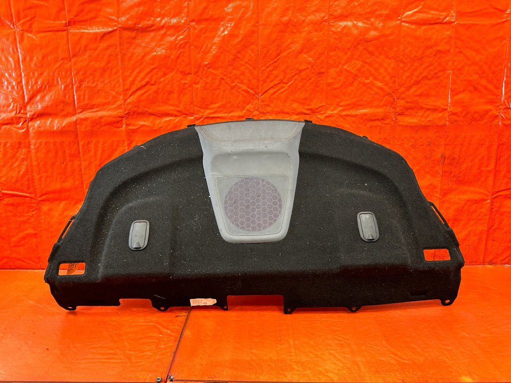 10 16 HYUNDAI GENESIS COUPE   REAR SPEAKER COVER TRAY LINER TRIM   W/ SUB 3260