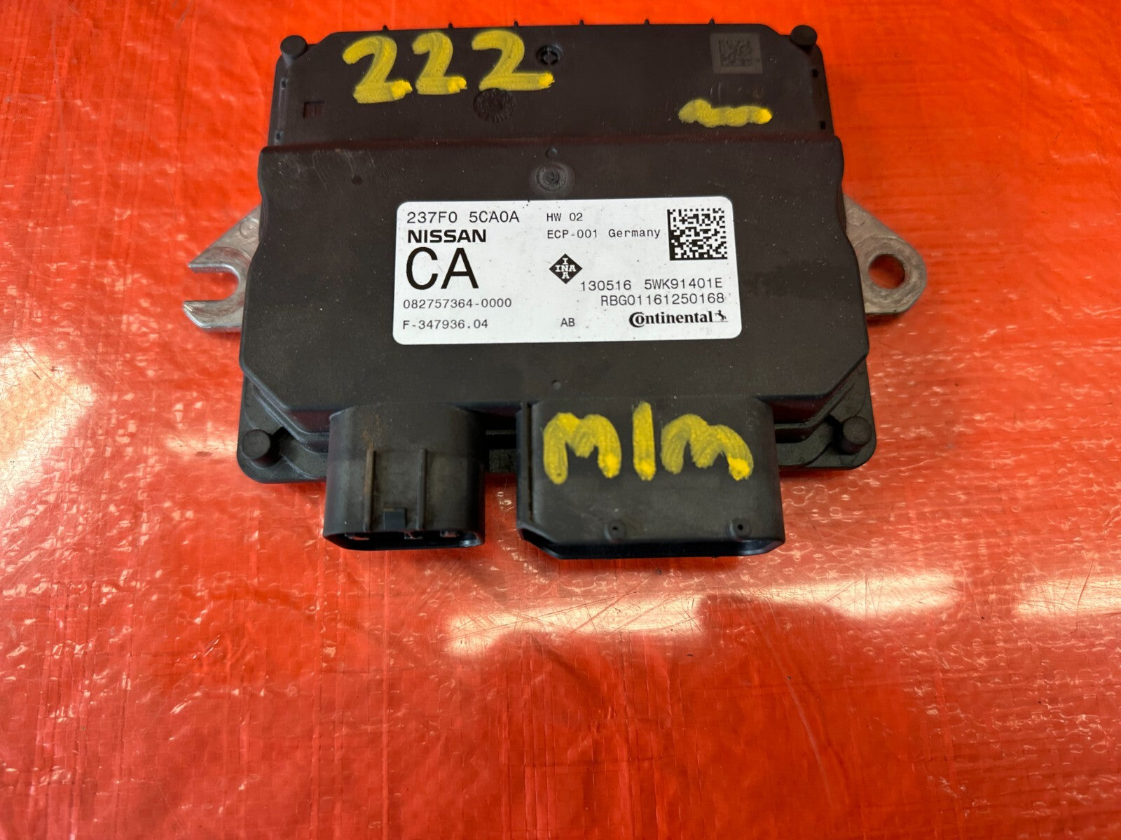 OEM 2017 17 INFINITI Q60 AWD 3.0L TT   VTC CONTROL MODULE   237F0 5CA0A   #2221