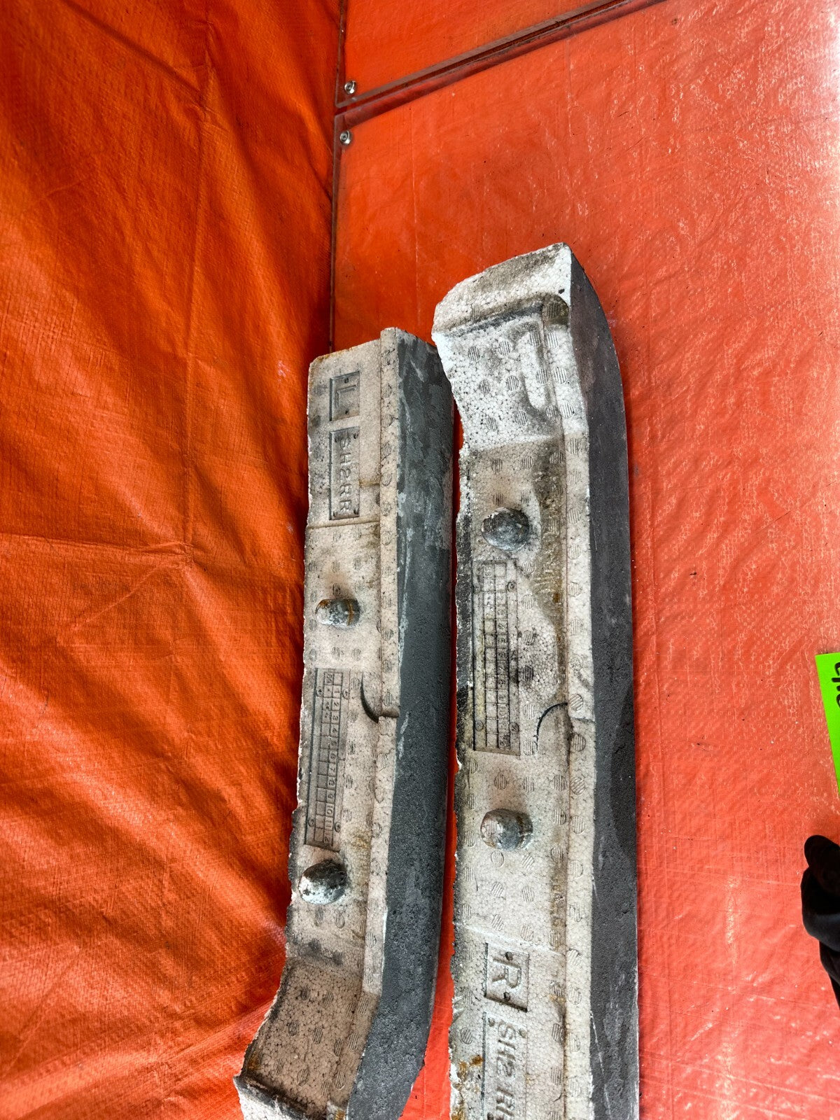 88 91 HONDA CRX   REAR BUMPER FOAM IMPACT ENERGY ABSORBER   OEM FACTORY #2437