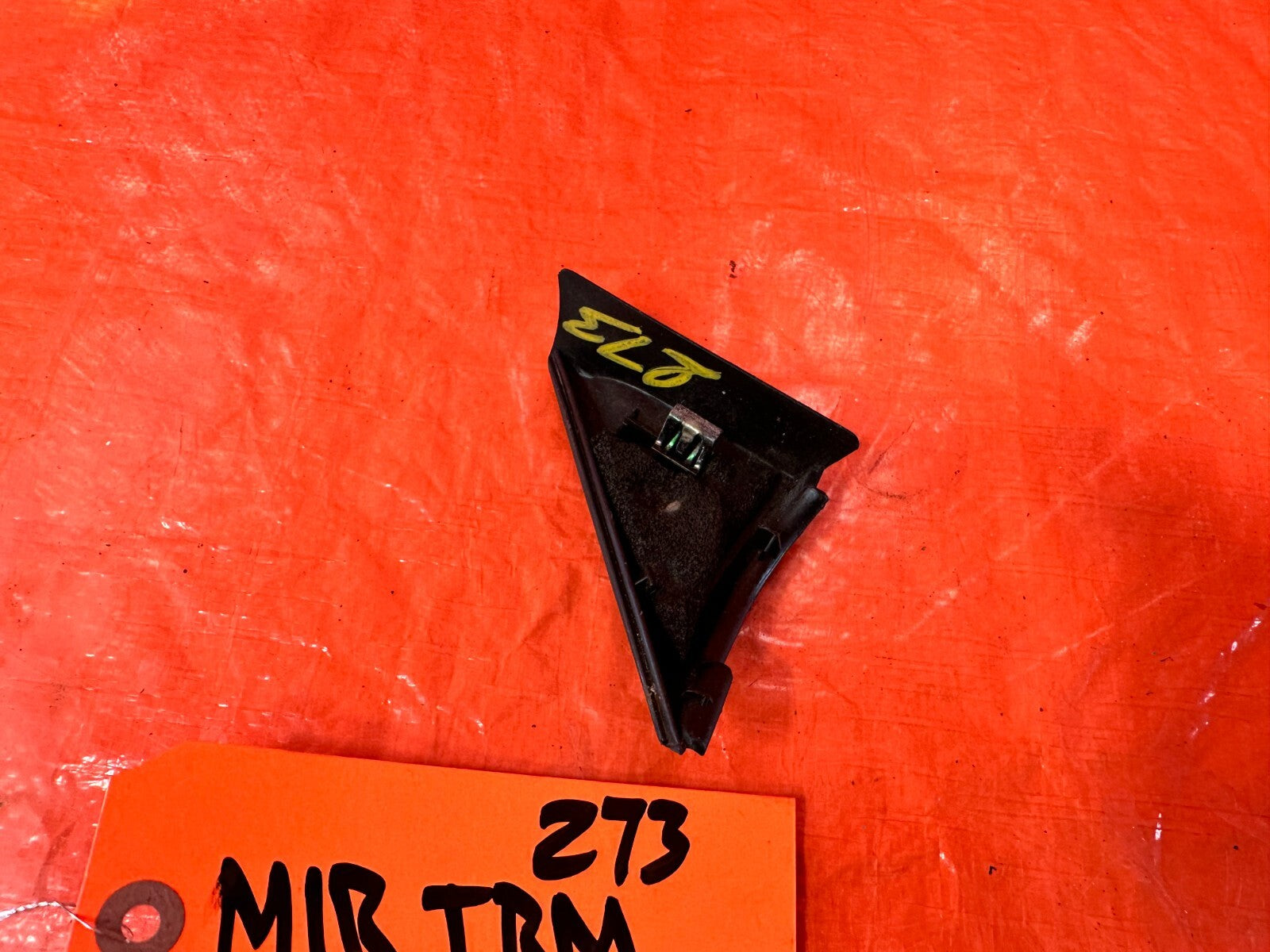 94 96 HONDA PRELUDE   INTERIOR MIRROR TRIM COVER PLASTIC   DRIVER LEFT OEM #2736