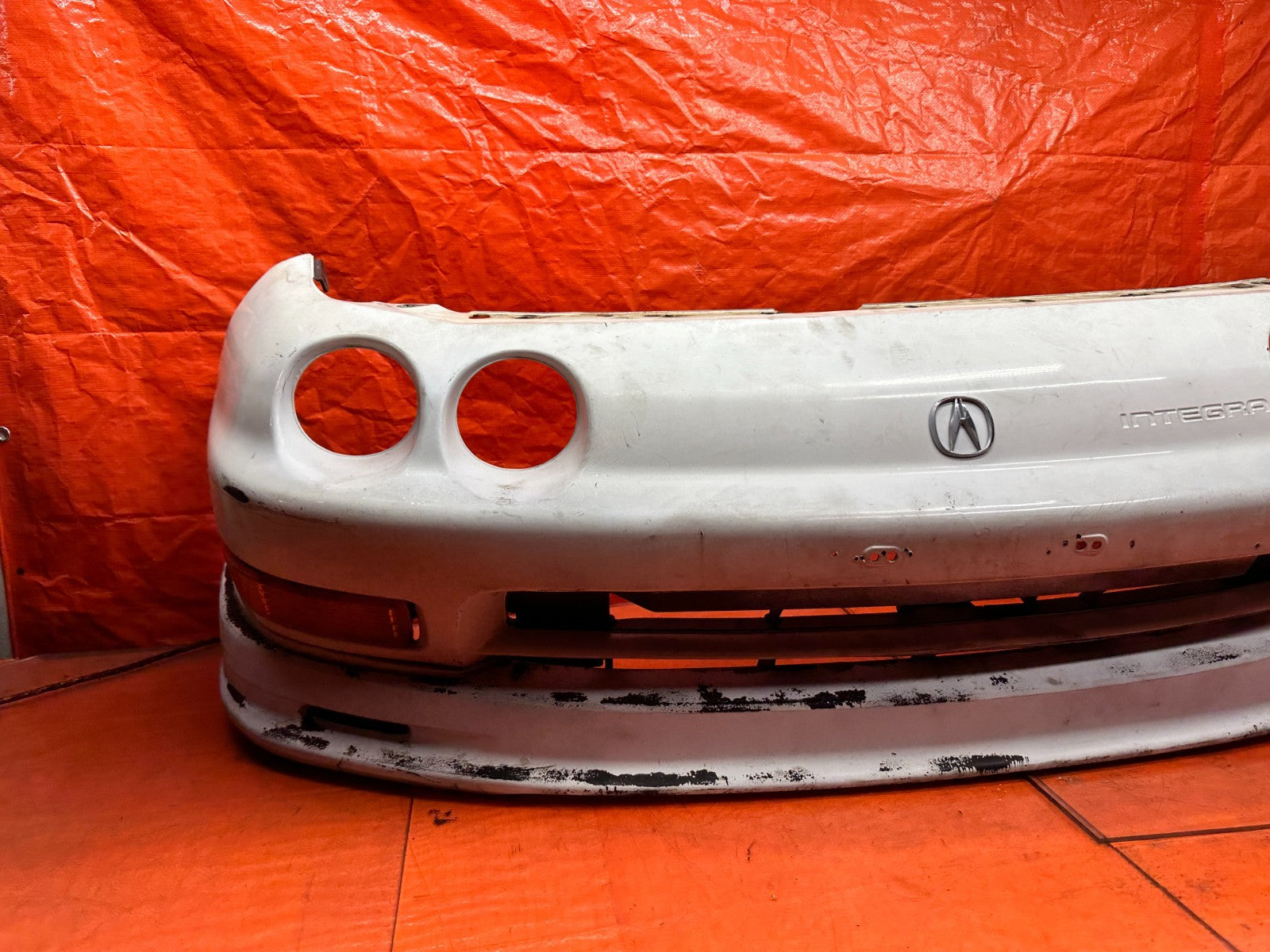 94-01 ACURA INTEGRA FRONT BUMPER COVER ASSEMBLY WITH MUGEN LIP OEM #34013