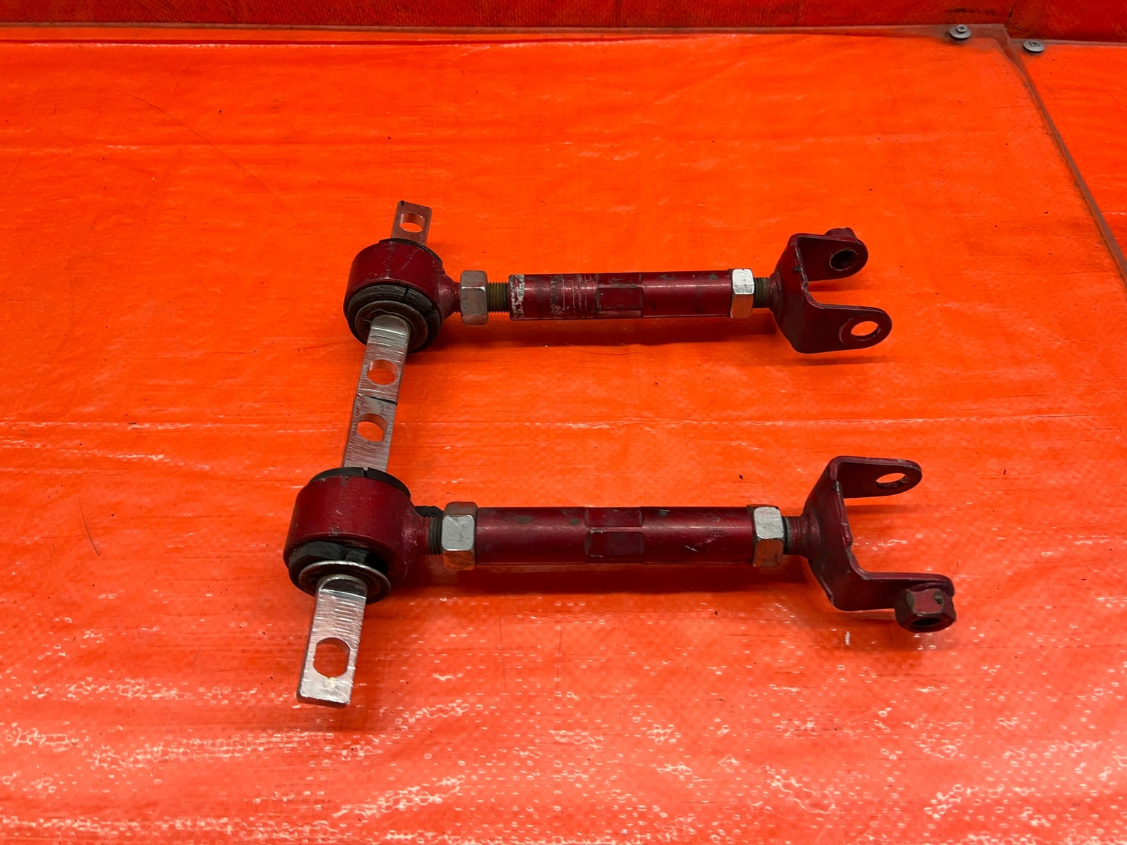 02 05 HONDA CIVIC SI EP3 HATCHBACK   ASJUSTABLE REAR UPPER CONTROL ARMS   FLAW16