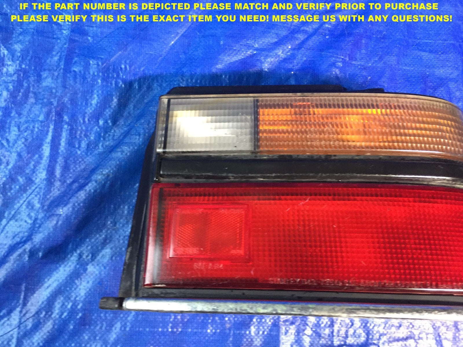 OEM 1986 1987 1988 86 87 88 ACURA LEGEND PASSENGER RIGHT TAIL LIGHT 1B1