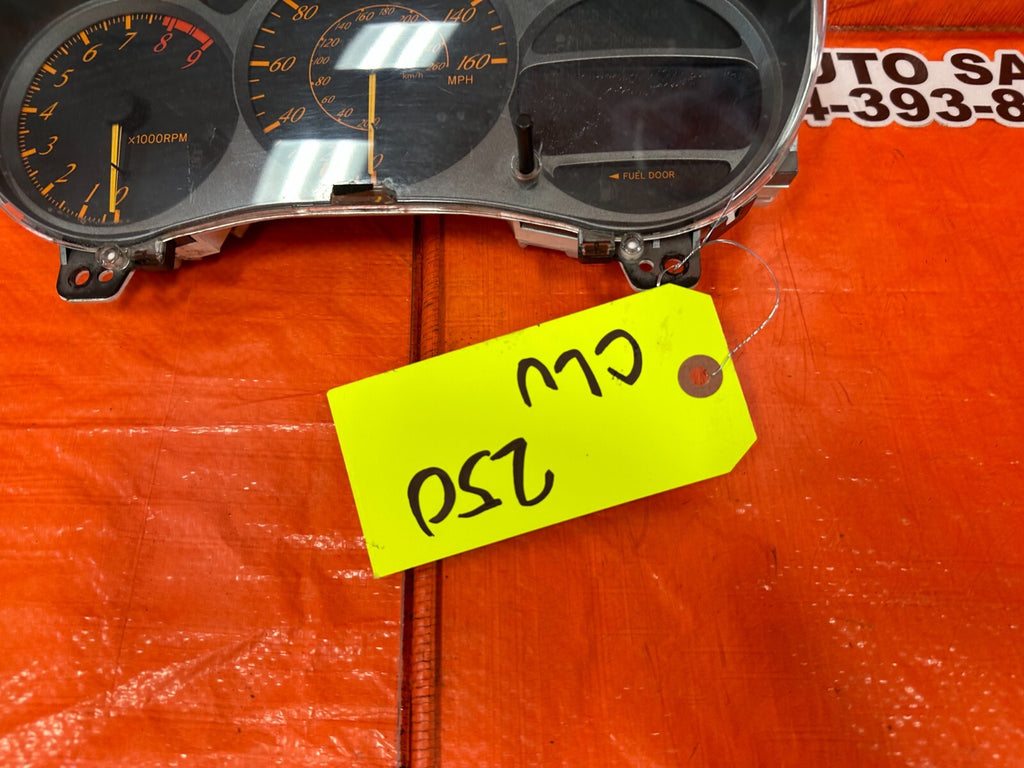 00 02 TOYOTA CELICA GTS GT S   MANUAL   INSTRUMENT GAUGE CLUSTER SPEEDOMETER OEM8