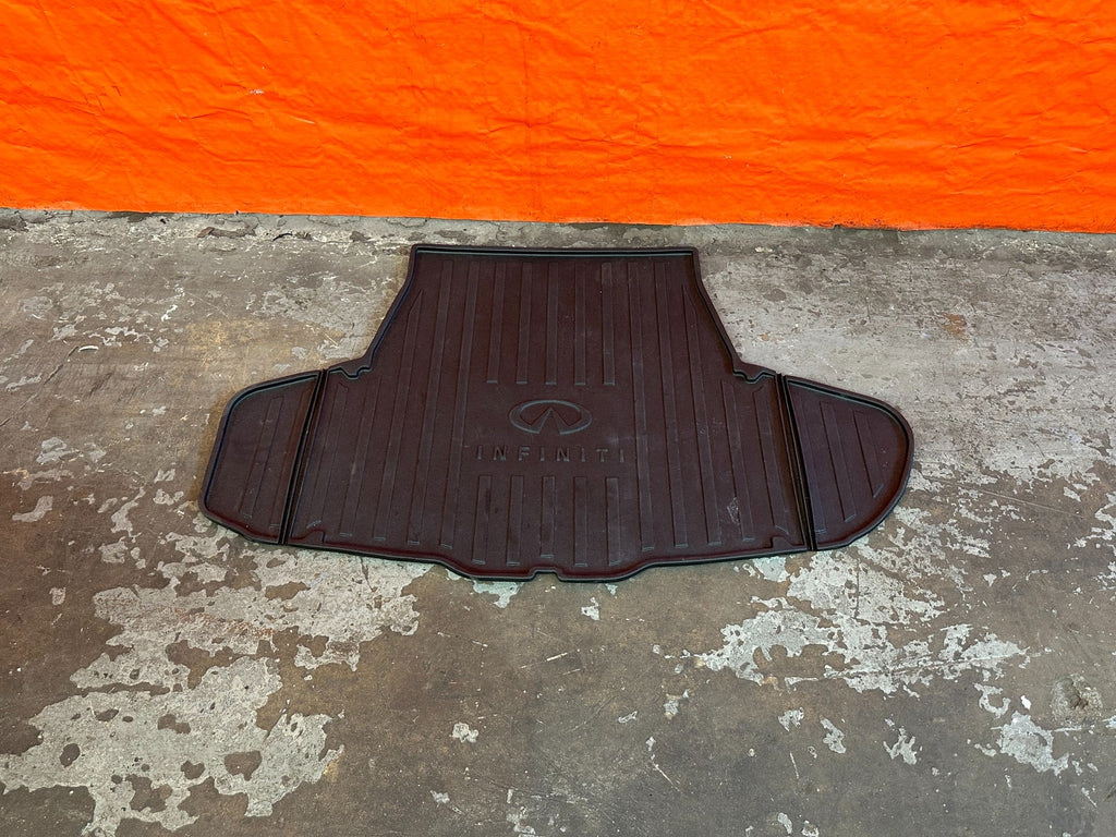14 20 INFINITI Q50   ALL SEASON / WEATHER   REAR TRUNK MAT LINER LINING OEM #1850