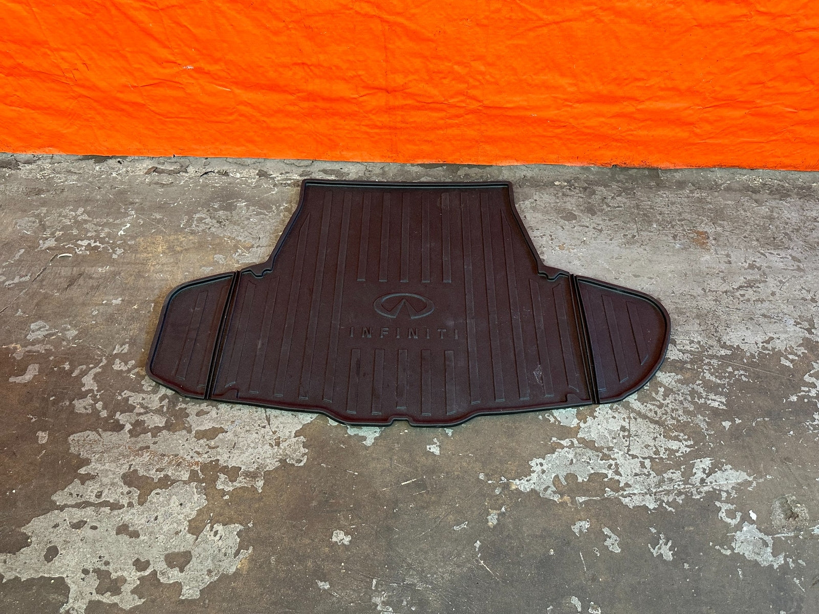 14 20 INFINITI Q50   ALL SEASON / WEATHER   REAR TRUNK MAT LINER LINING OEM #1850