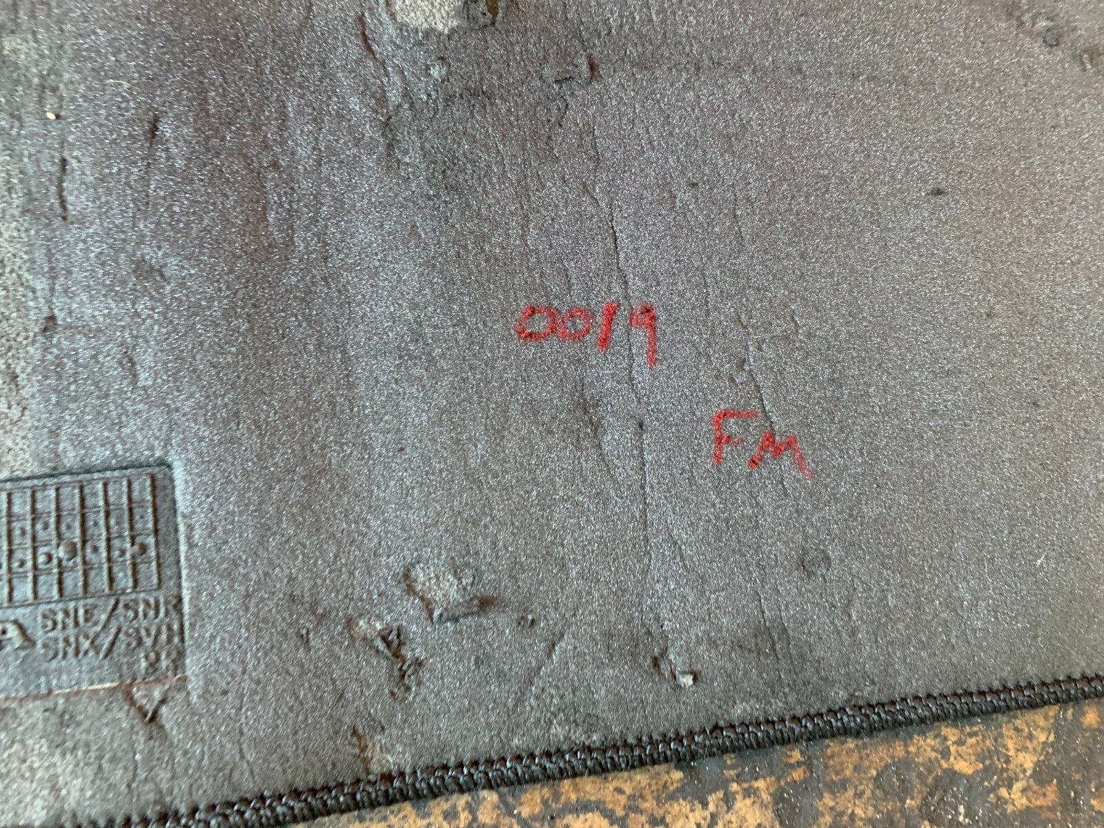 OEM 2008 HONDA CIVIC SI SEDAN   REAR FLOOR MAT 7