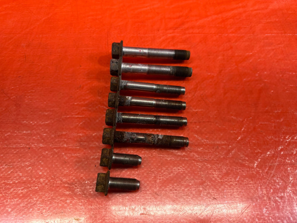 09 12 LANCER EVOLUTION X EVO 10   REAR SUB FRAME CROSS MEMBER BOLTS HARDWARE 2140