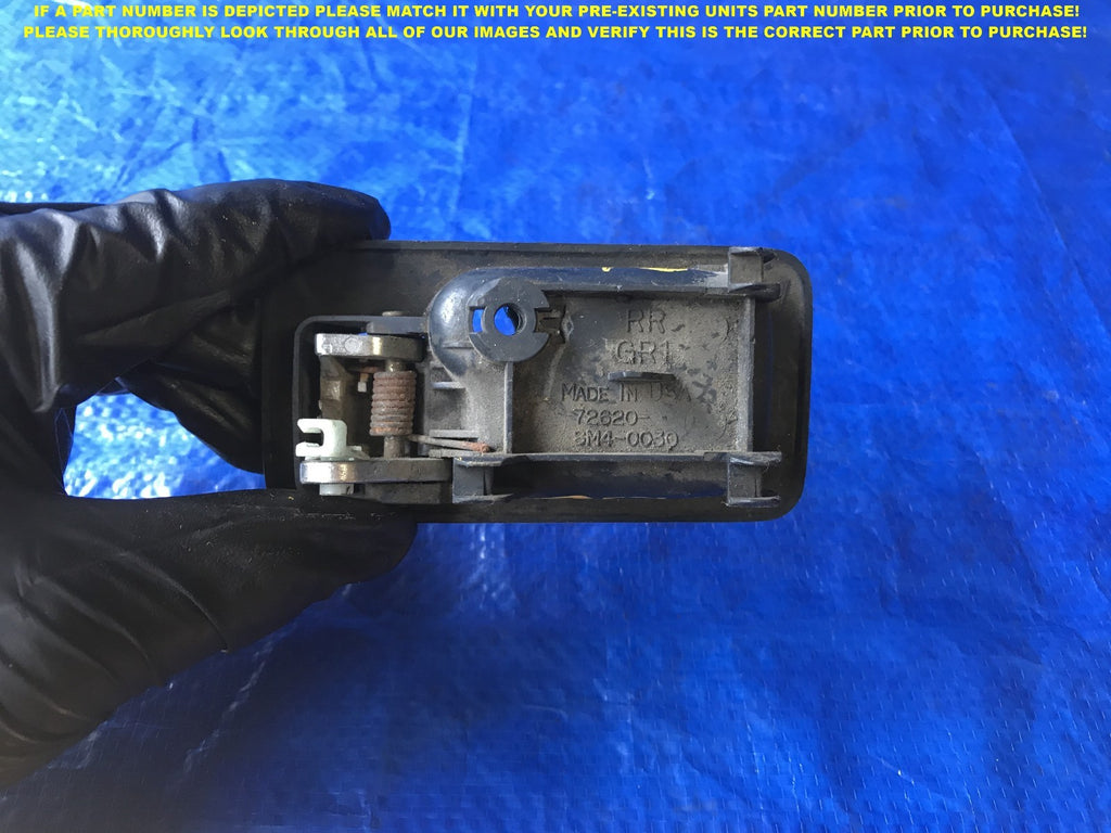 OEM 1990 91 1992 HONDA ACCORD SEDAN PASSENGER REAR RIGHT INTERIOR DOOR HANDLE 1