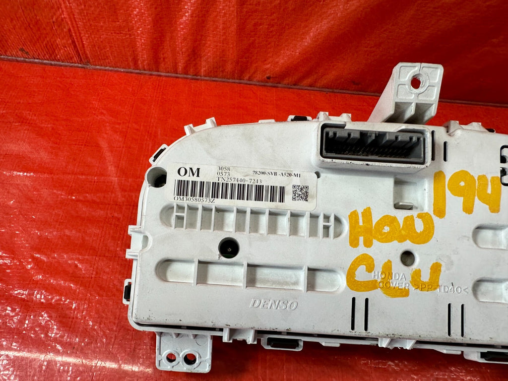 07 11 HONDA CIVIC SI COUPE   INSTRUMENT GAUGE CLUSTER TACHOMETER   219K MILE6
