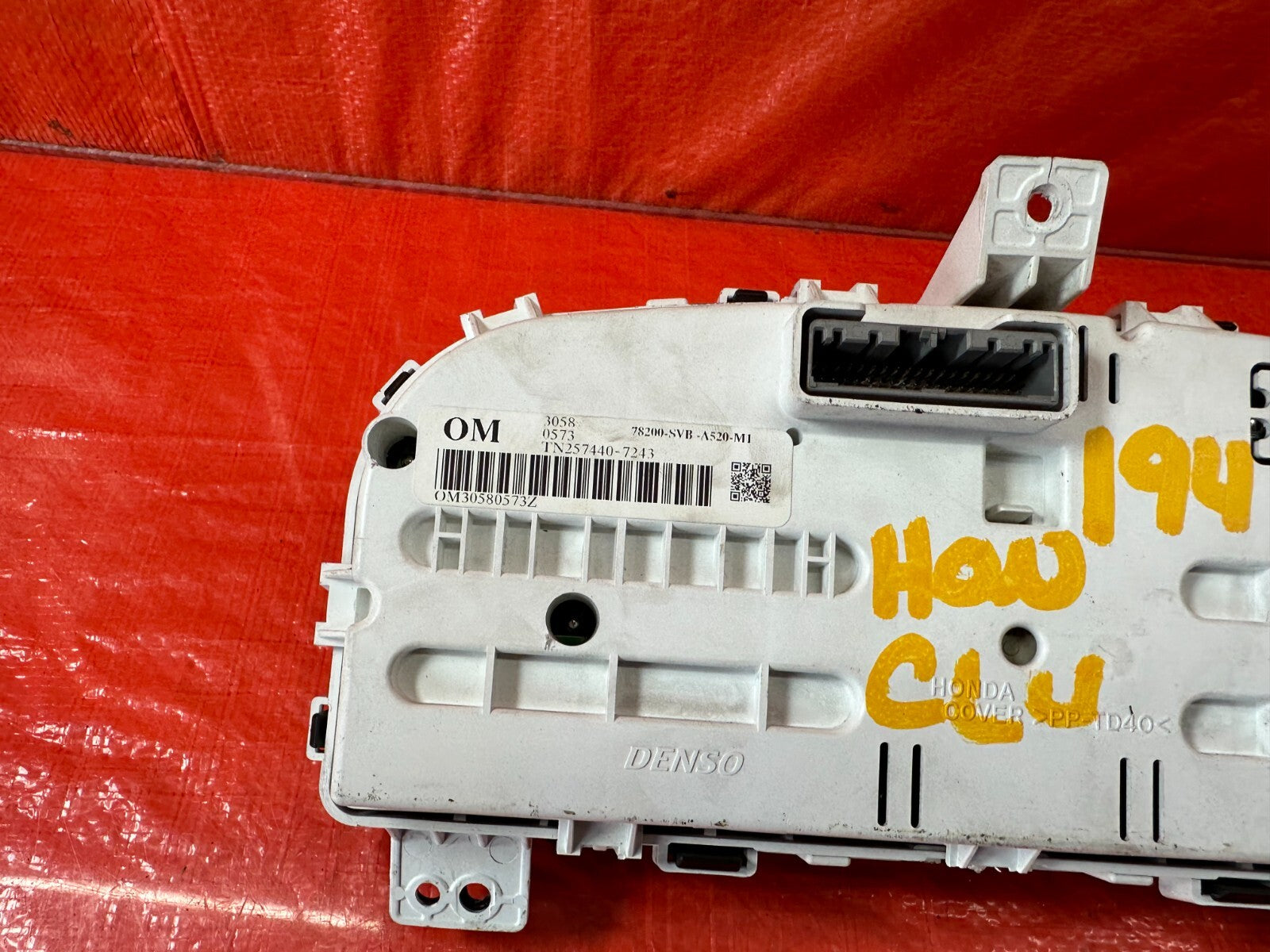 07 11 HONDA CIVIC SI COUPE   INSTRUMENT GAUGE CLUSTER TACHOMETER   219K MILE6