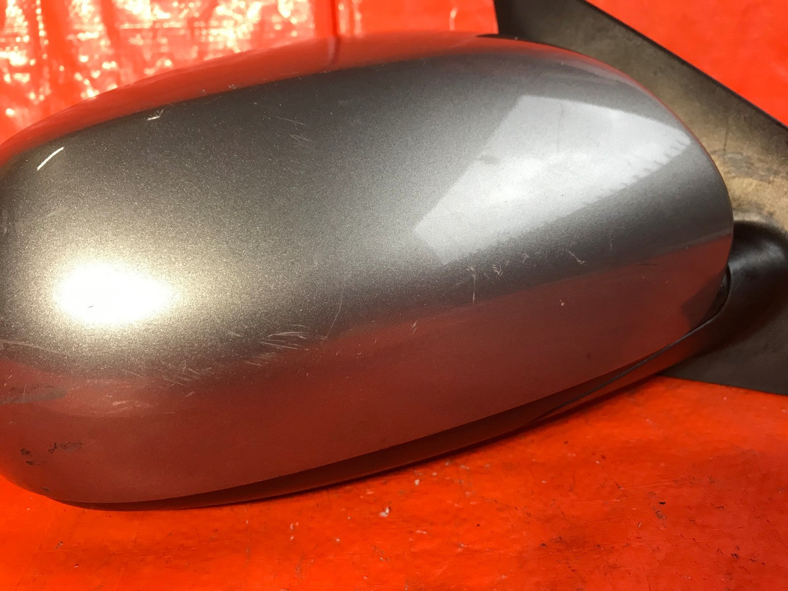 OEM 2010 2011 HYUNDAI ACCENT PASSENGER RIGHT SIDE VIEW MIRROR SILVER   NON POWER5