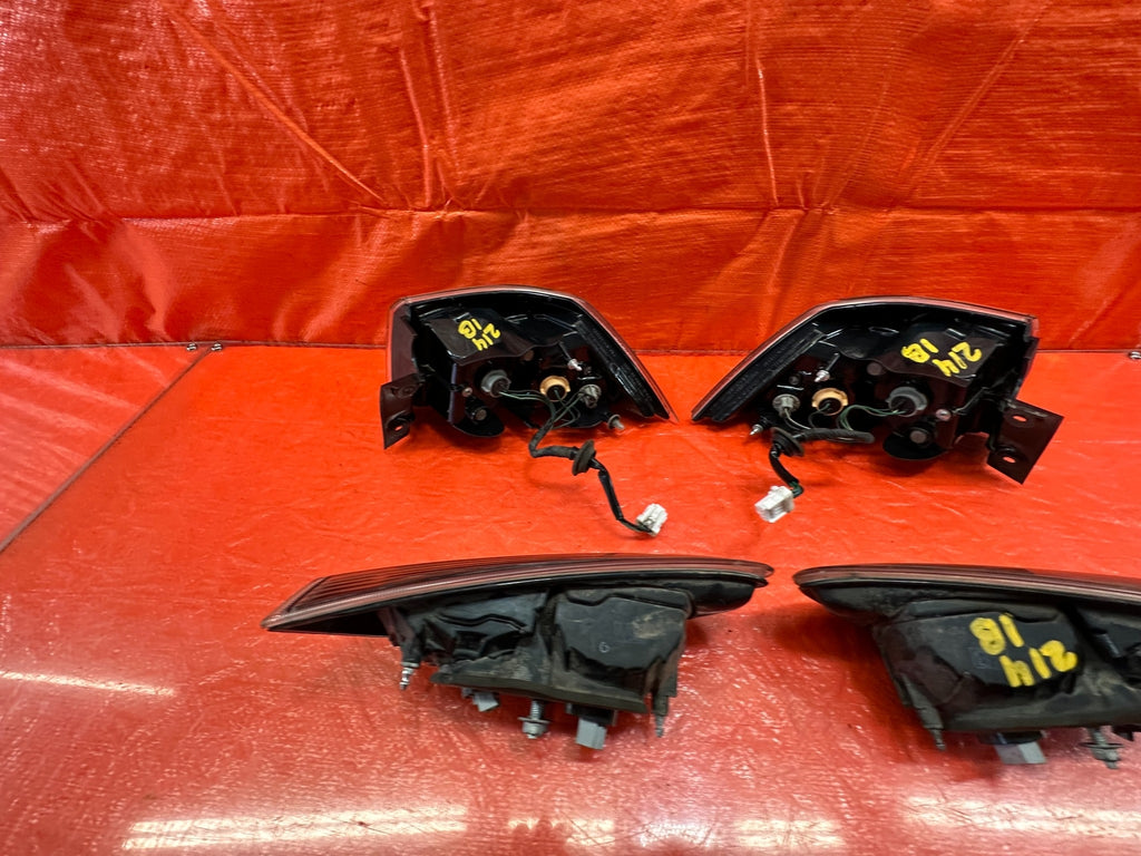 08 15 LANCER EVOLUTION X EVO 10   LEFT RIGHT INNER OUTER TAIL LIGHTS LAMPS #21421