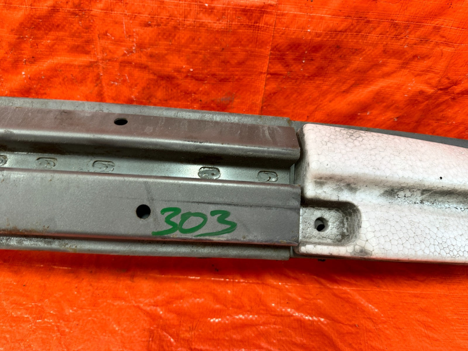 09 11 MAZDA RX8 RX 8   REAR CRASH BEAM REINFORCEMENT RE BAR   OEM FACTORY #3032