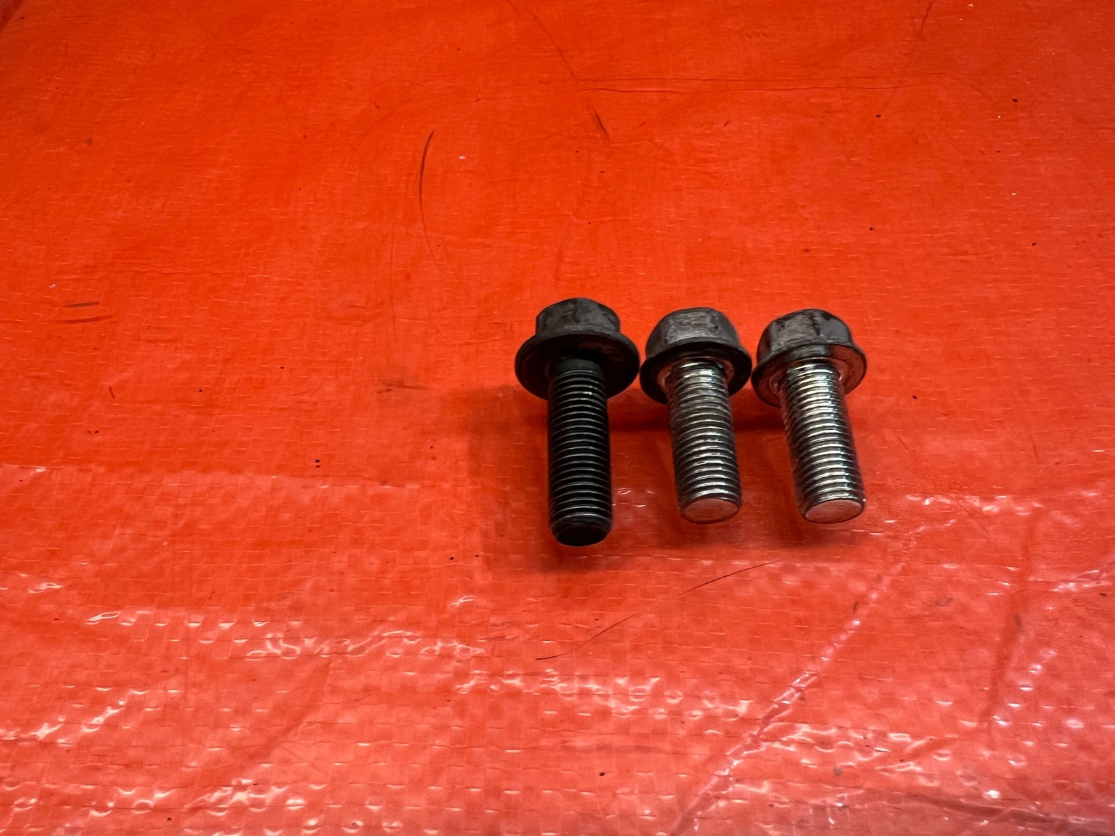 08 15 LANCER EVOLUTION X EVO 10 5 SPEED MT UPPER TRANSMISSION BRACKET BOLTS #1755