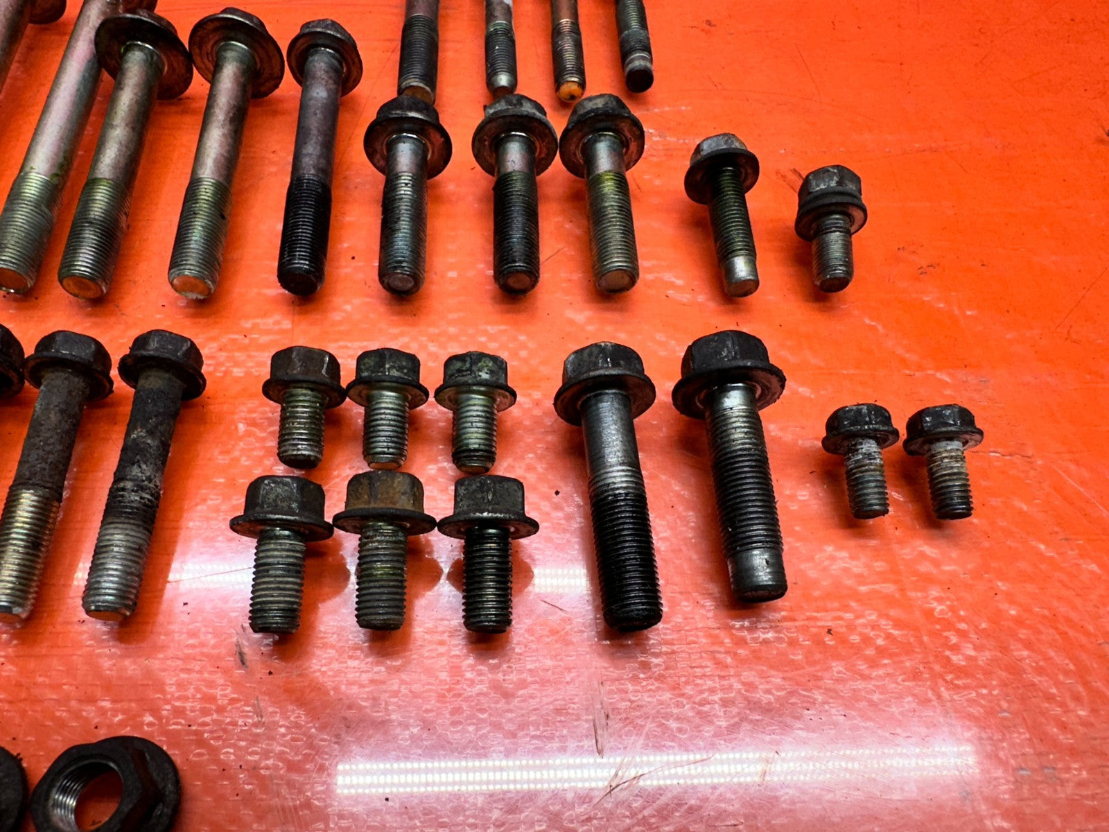 04 08 ACURA TSX 2.4L ENGINE MOUNT AND BRACKET HARDWARE BOLTS OEM #3309