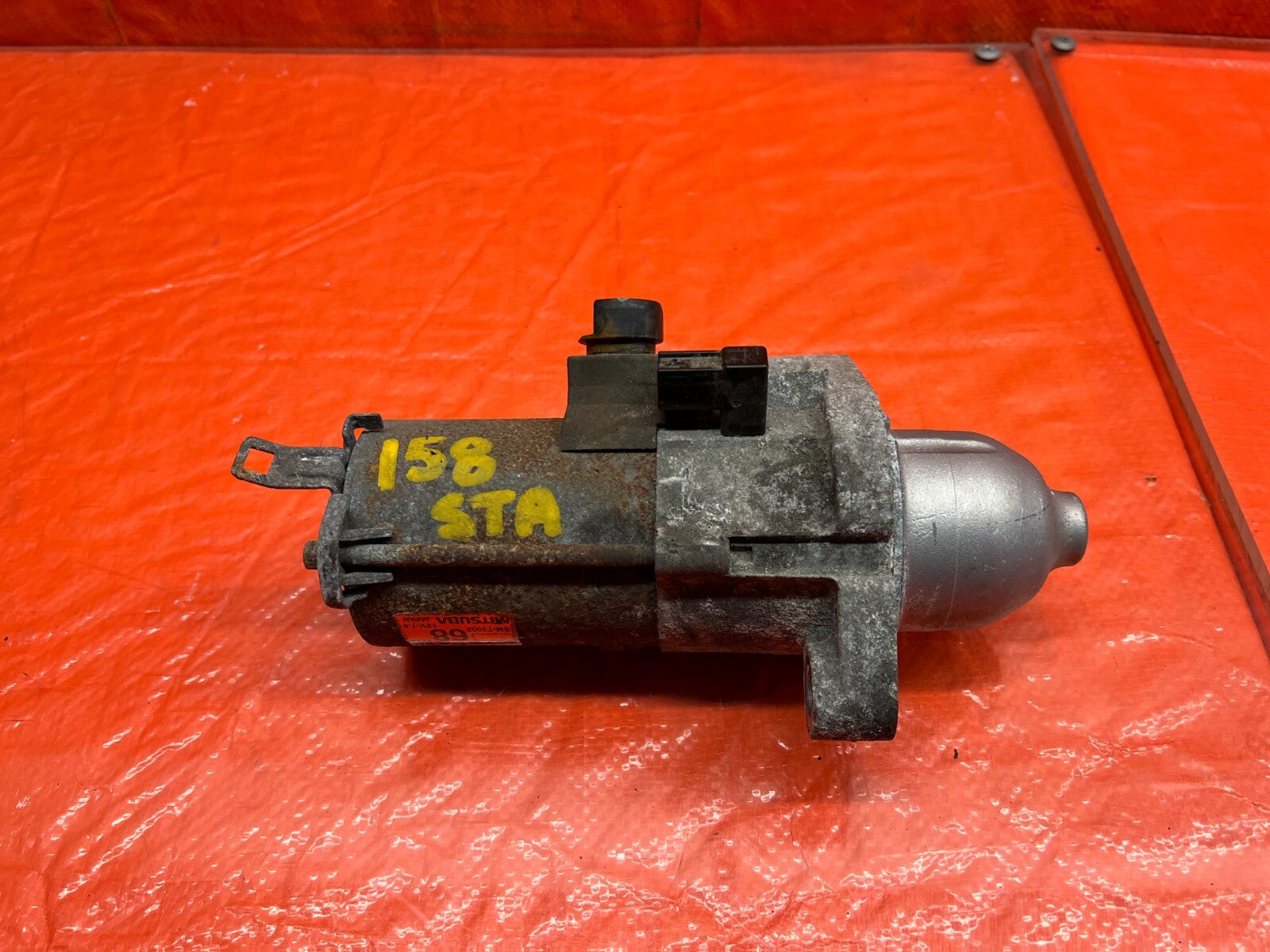 09 14 ACURA TSX   2.4L   STARTER   6 SPEED MANUAL STICK SHIFT MODEL   OEM #1580