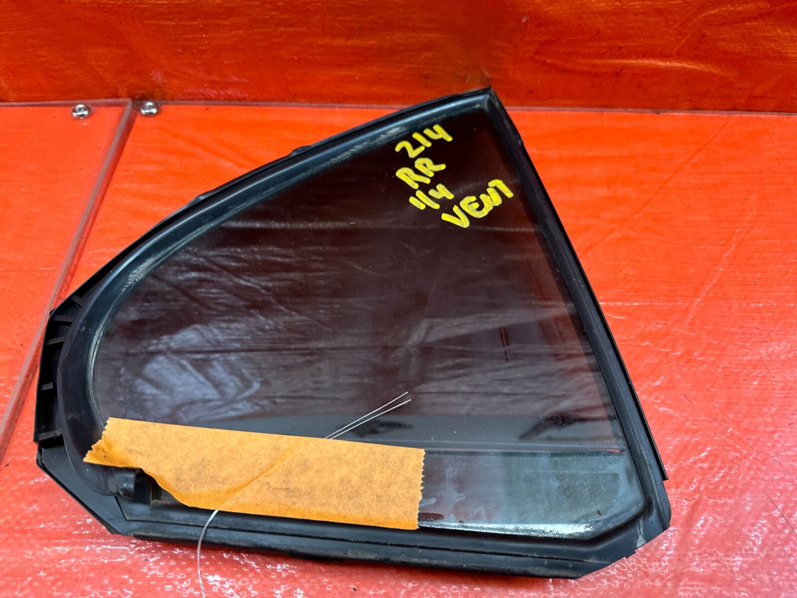 08 15 LANCER EVOLUTION X EVO 10  RIGHT REAR 1/4 QUARTER GLASS WINDOW 2146