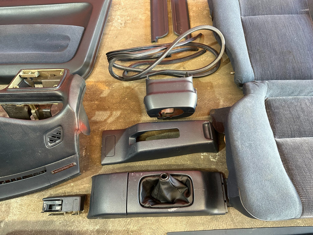 92 95 HONDA CIVIC HATCHBACK EG BLUE INTERIOR CONVERSION SEATS DOOR PANELS DASH15