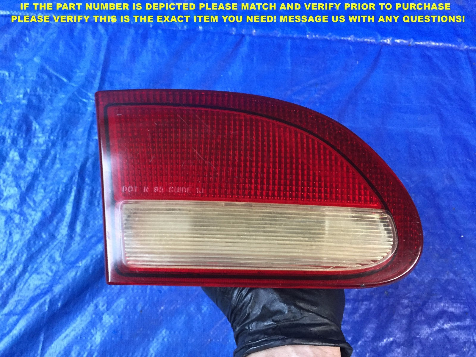 OEM 1995 1996 1997 1998 1999 CHEVROLET CAVALIER DRIVER LEFT TAIL LIGHT 2B0
