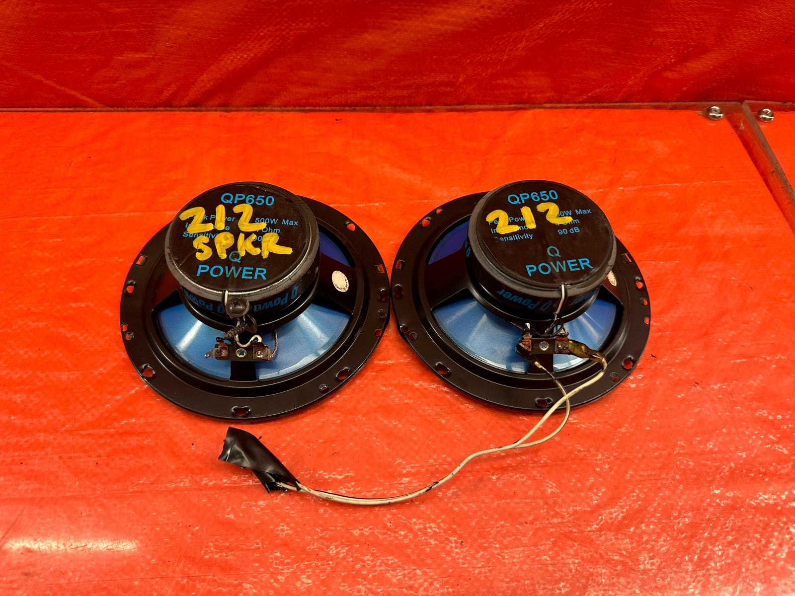 02 06 ACURA RSX    Q POWER QP650 SPEAKERS   #2128